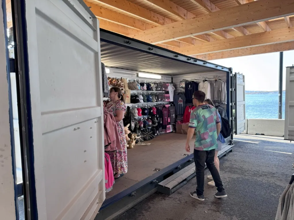 inside 20ft Container