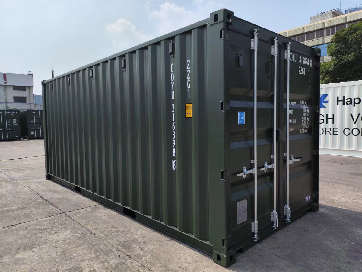 20ft Green Shipping Container