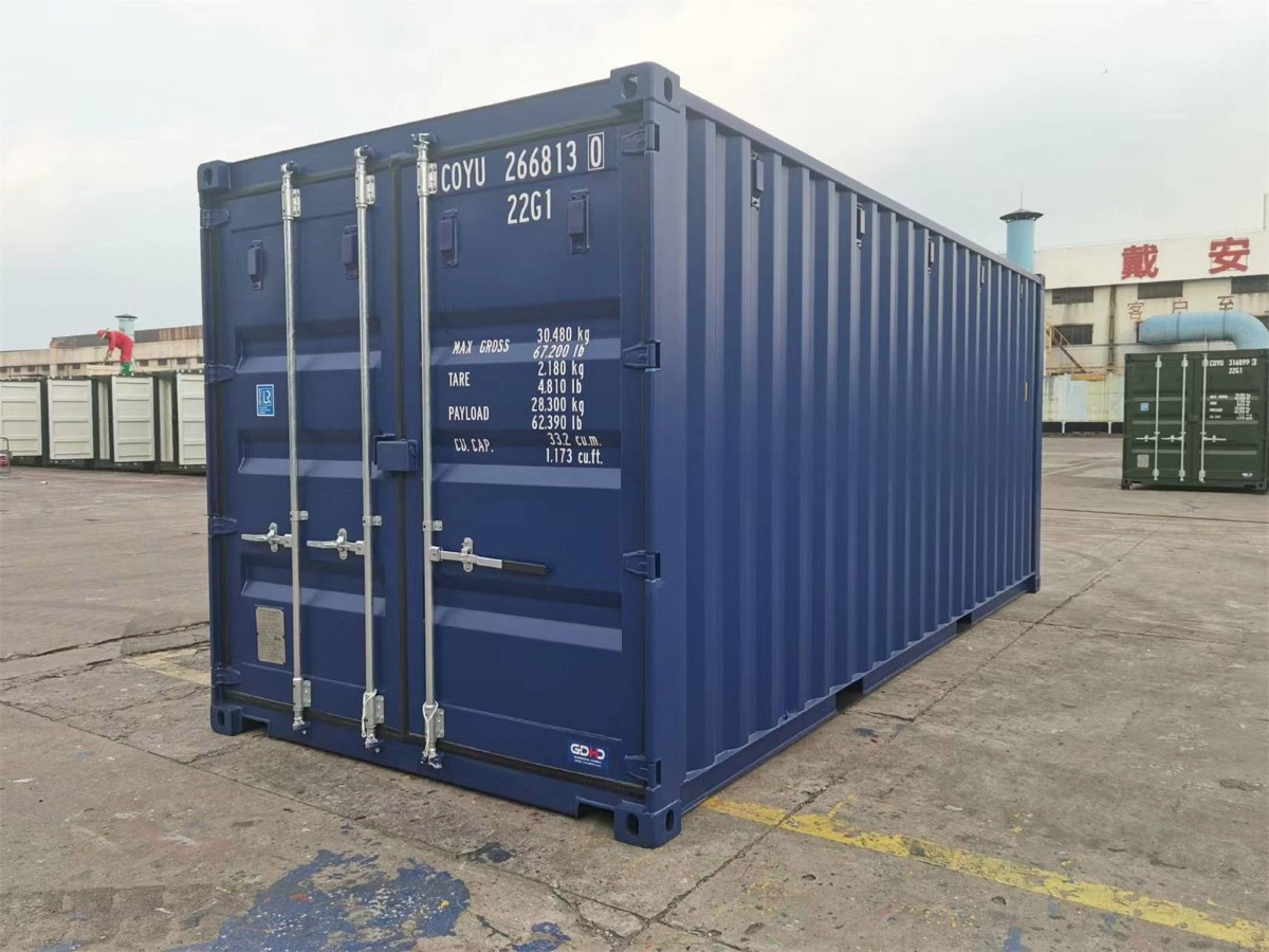 20ft Blue Shipping Container